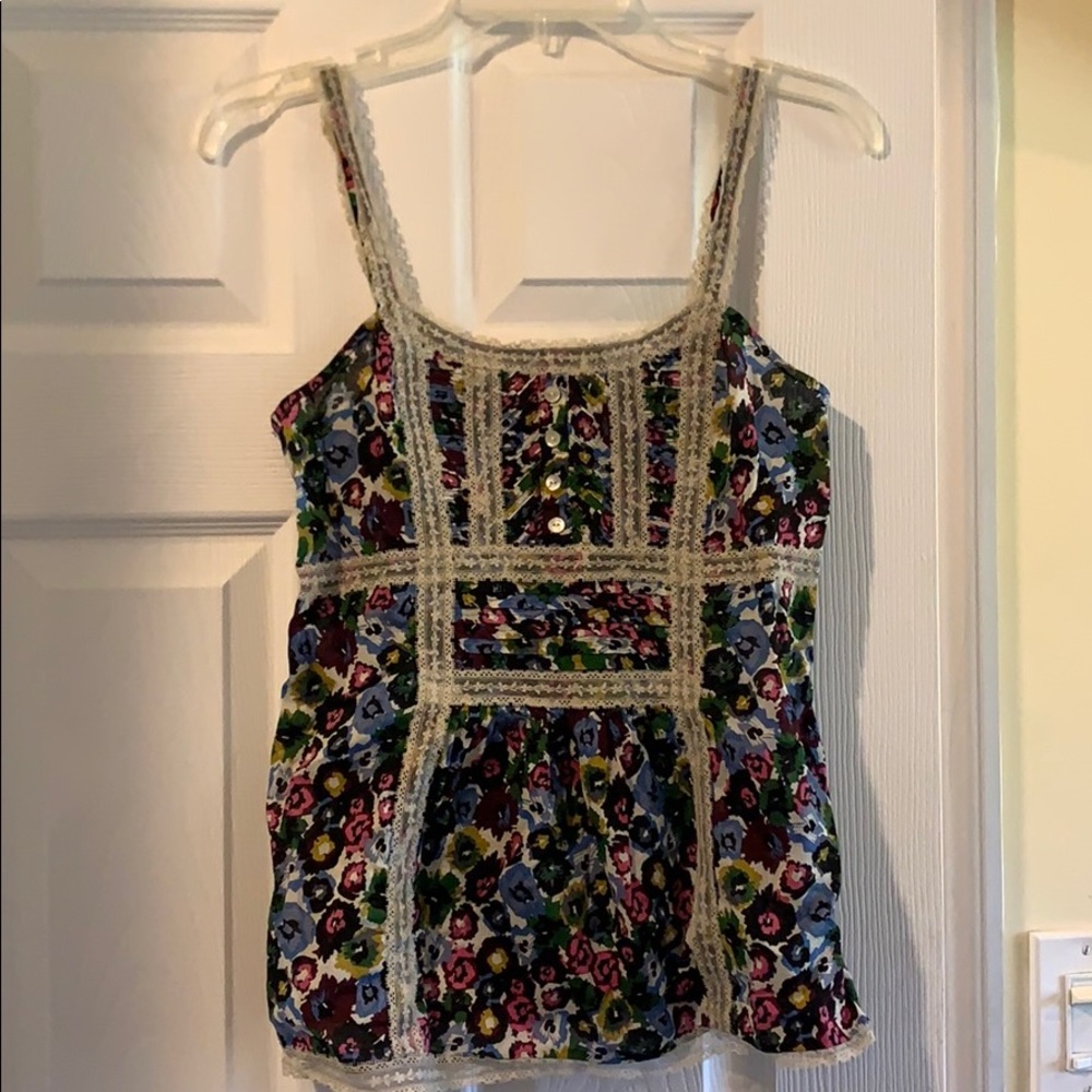 Floral tank top